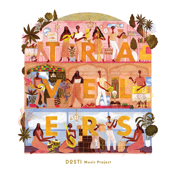 Cover of The Dosti Music Project's "Travelers" (released by Found Sound Nation)