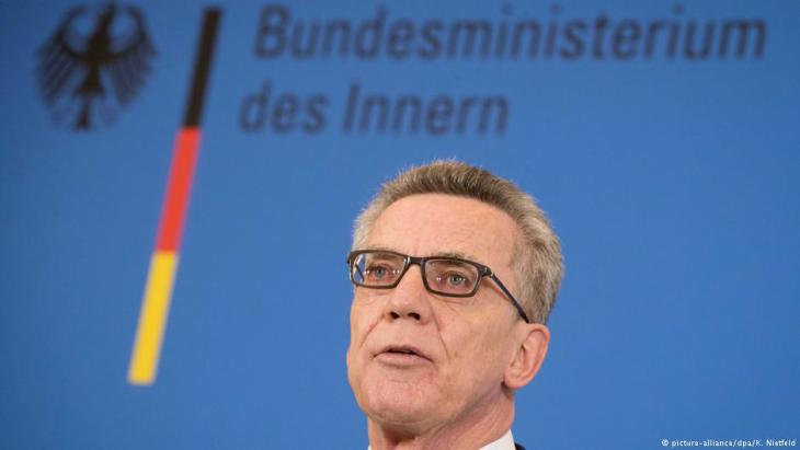 Federal Minister for the Interior Thomas de Maiziere (photo: picture-alliance/dpa)