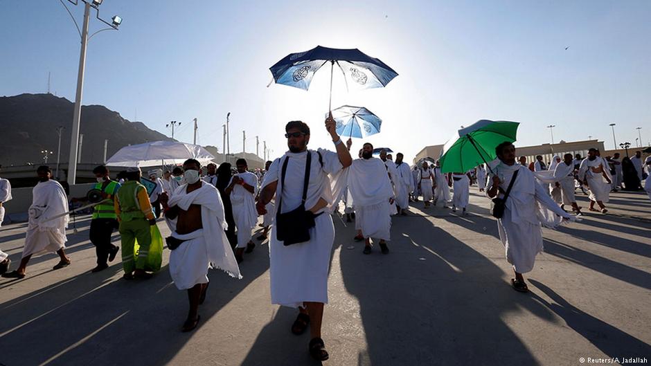 Hajj pilgrims in Mina on the first day of Eid ul-Adha, near Mecca, Saudi Arabia (photo: Reuters/A. Jadallah)