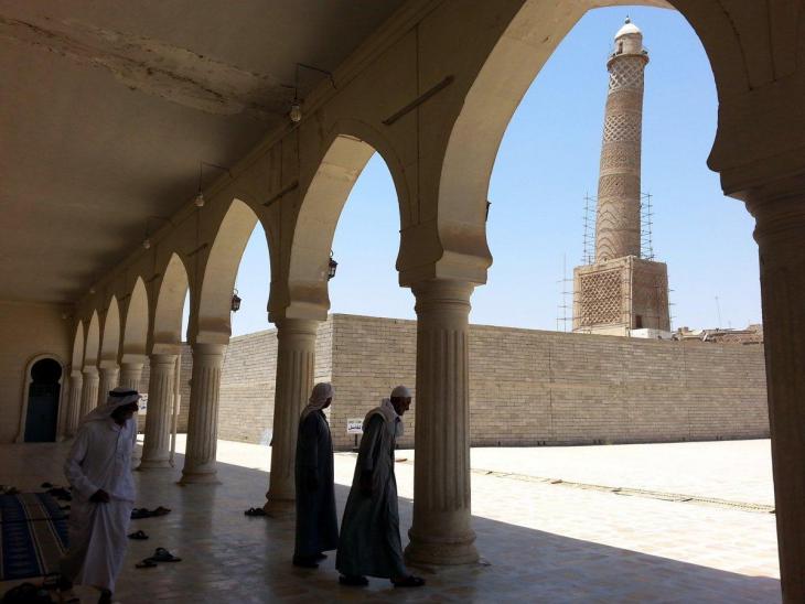 Al-Nuri Mosque prior to its destruction by IS (photo: EPA)