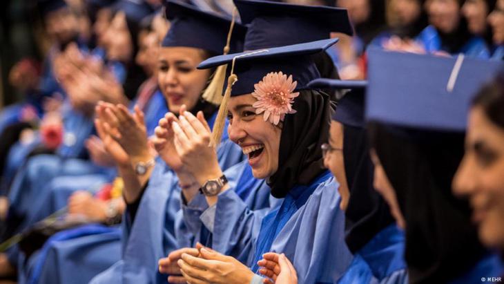Female university graduates at Amir Kabir Technical University in Tehran (photo: Mehr)