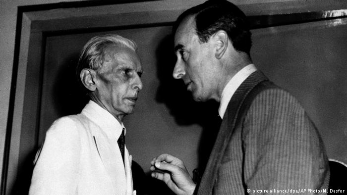 Lord Louis Mountbatten and Muhammad Ali Jinnah (photo: picture-alliance/dpa/AP Photo/M. Desfor)