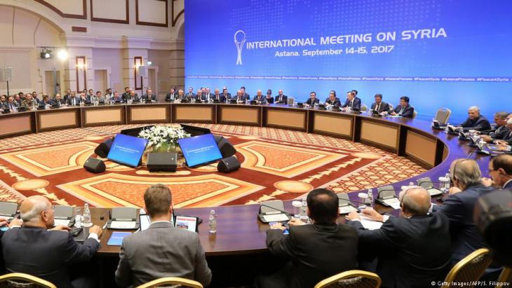 Syrian peace talks in Astana, September 2017 (photo: Getty Images/AFP)