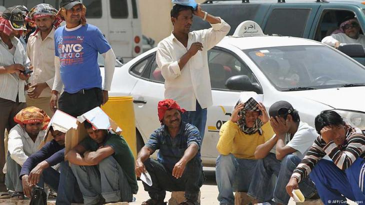 Foreign labourers in Riyadh (photo: AFP/Getty Images)