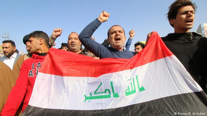 Iraq protests (photo: Reuters/E. al-Sudani)