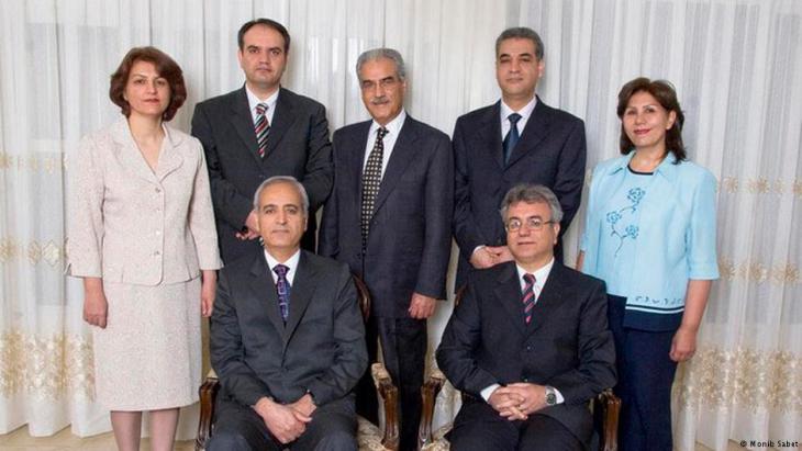 The seven members of the Baha'i leadership imprisoned by the authorities in Iran in 2008 (photo: Monib Sabet)