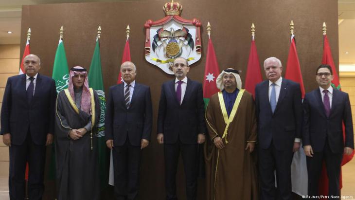 Meeting of foreign ministers from Arab states in Amman (photo: Reuters)