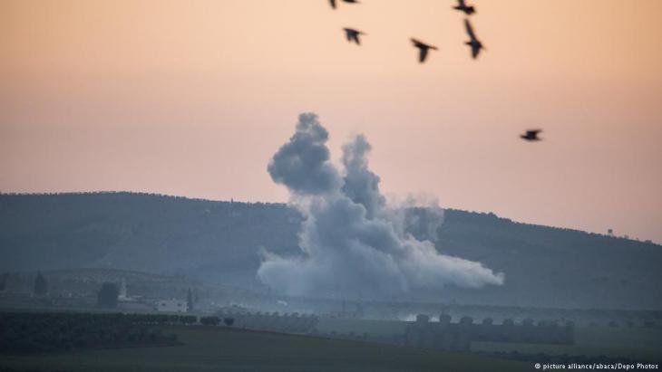 Turkish attacks on YPG positions in north-western Syria (photo: picture-alliance/abaca)