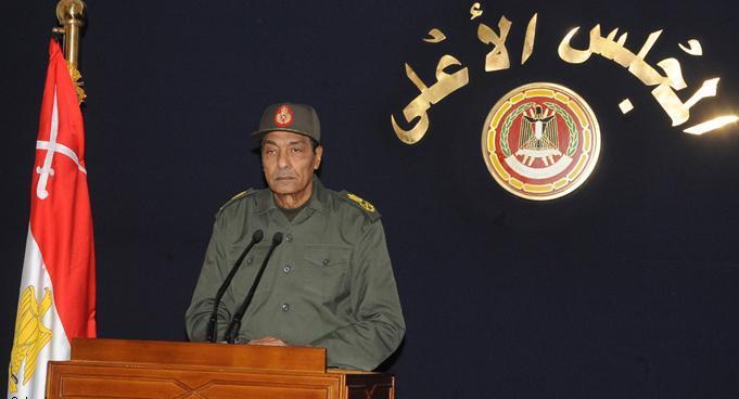 Ägyptens Feldmarschall Mohamed Hussein Tantawi, Führer des Obersten Rates der Streitkräfte (SCAF); Foto: AP