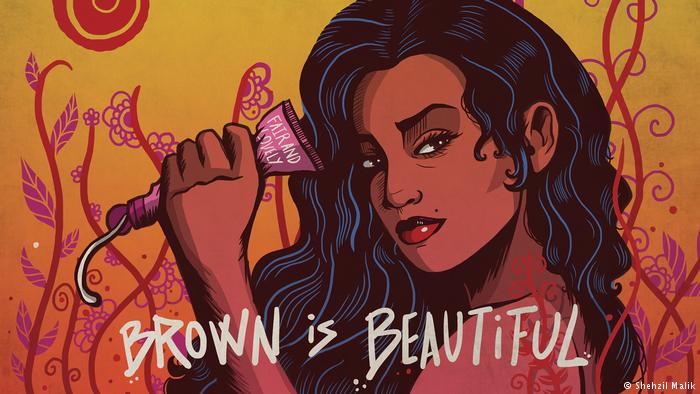 Brown is Beautiful by the Pakistani artist and designer Shehzil Malik (copyright: Shehzil Malik)
