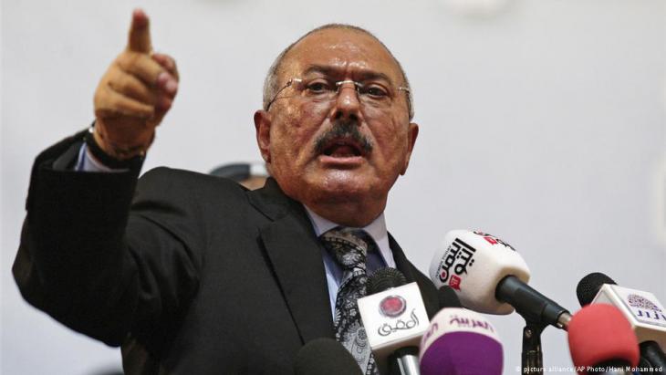 Former dictator of Yemen, Ali Abdullah Saleh, now deceased (photo: picture-alliance/AP)