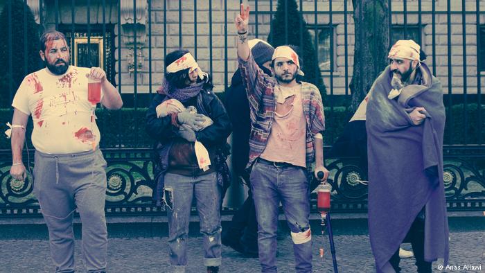 نشطاء سوريون ينقلون مأساة َالغوطة إلى شوارع برلين