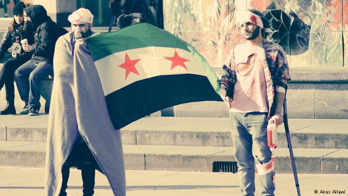 نشطاء سوريون ينقلون مأساة الغوطة إلى شوارع برلين