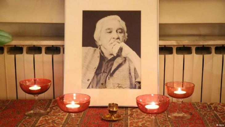Memorial to Iranian philosopher Daryush Shayegan (photo: IBNA)