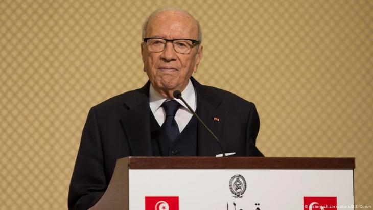 Tunisiaʹs President Beij Caid Essebsi (photo: picture-alliance/abaca)