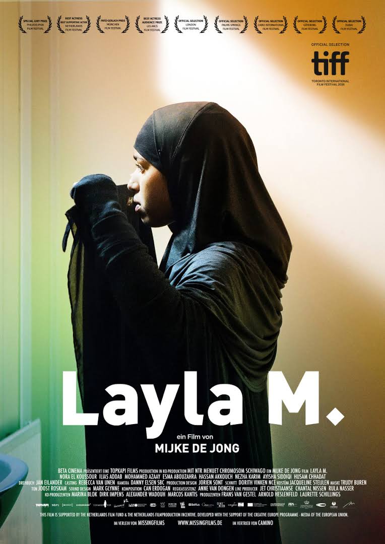 إعلان فيلم ليلي م. باللغة الهولندية. Film Layla M. 