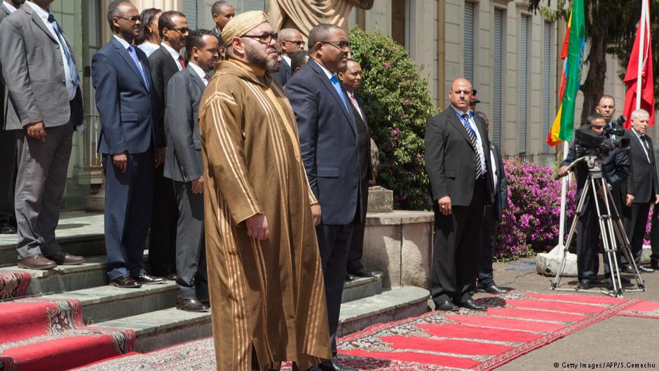  زيارة الملك محمد السادس إلى أديس أبابا في 19 نوفمبر/ تشرين الثاني 2016.