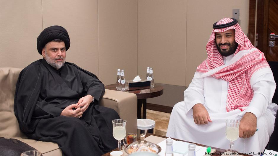 Der schiitische Geistliche zu Besuch beim saudischen Kronprinz Mohammed bin Salman am 30.7.2017 in Jiddah, Saudi-Arabien; Foto: Reuters/B. Algaloud