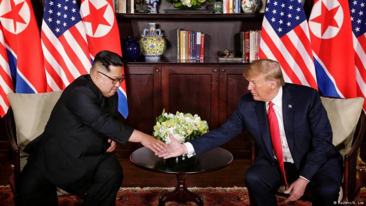 Singapore: USA-North Korean summit with Donald Trump and Kim Jong Un (photo: Reuters)