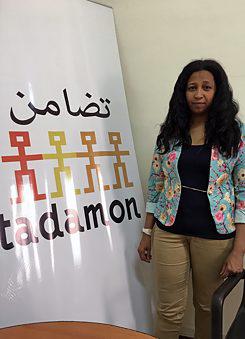 Fateema Idris, Executive Director of the Egyptian Multicultural Refugee Council (Tadamon) (photo: Goethe-Institut/Aya Nabil)