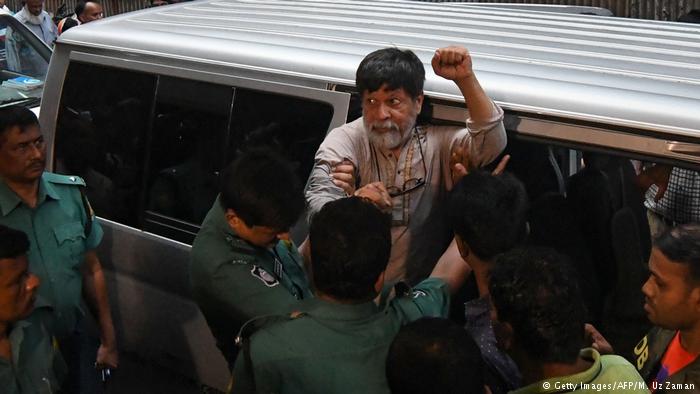 Prominent Bangladeshi activist Shahidul Alam was arrested in August 2018 (photo: Getty Images/AFP/M. Uz Zaman