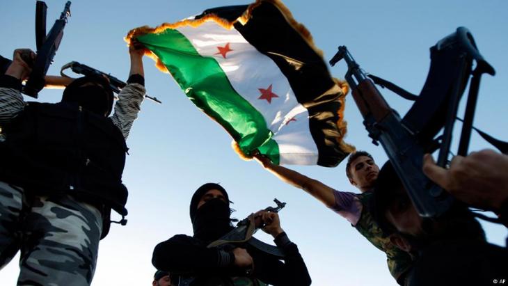 FSA rebels in Idlib (photo: AP)