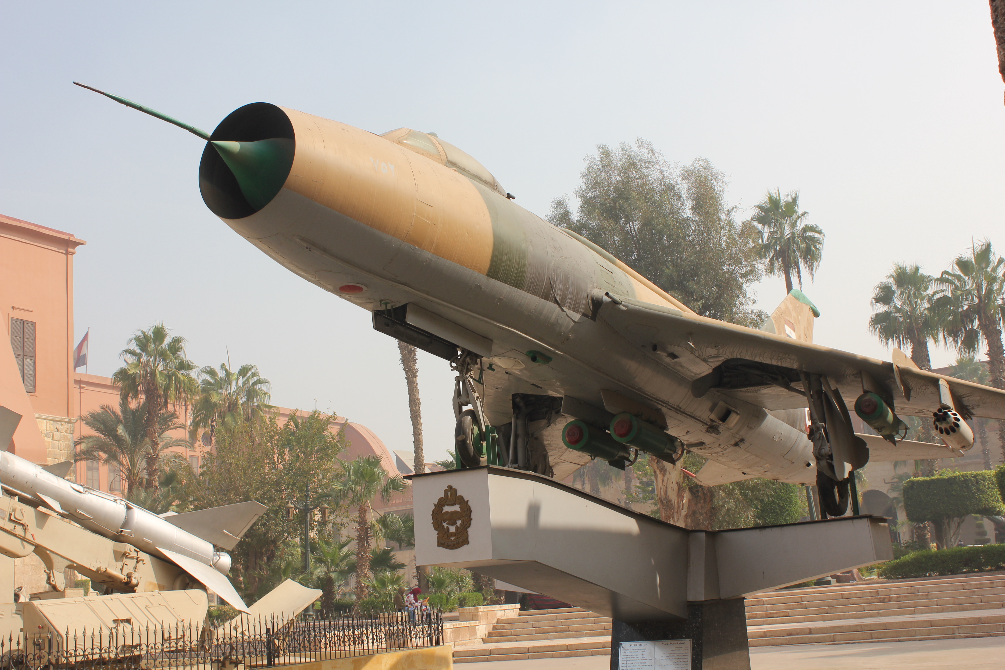 مقاتلة من طراز ميغ في المتحف الحربي المصري - القاهرة - مصر. الصورة: ملهم الملائكة 