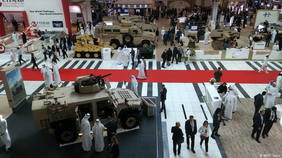 The latest state-of-the-art technology was on display at the 2019 IDEX in Abu Dhabi (DW/T. Hasel)