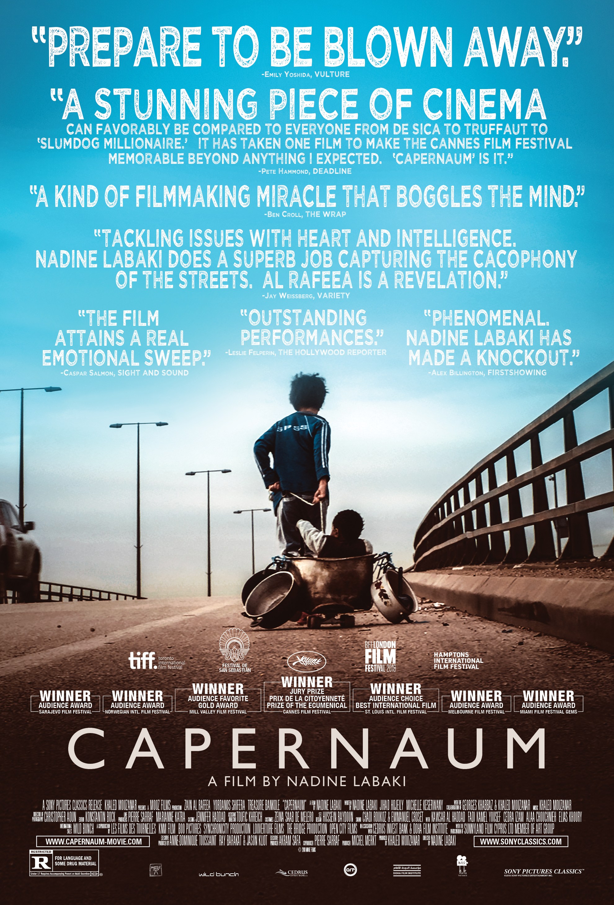 Film poster of "Capernaum"