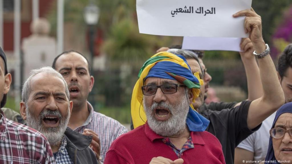 المغرب- مظاهرات ضد تأكيد أحكام السجن بحق نشطاء الريف: Foto: Pictur alliance/AA/J. Morchidi