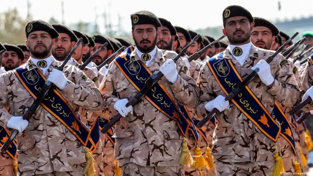 الحرس الثوري الإيراني خلال عرض عسكري في طهران. الصورة غيتي ، ا.ف.ب