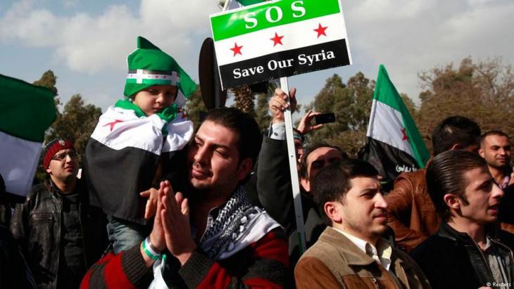 احتجاجات المعارضة السورية 2012. Reuters