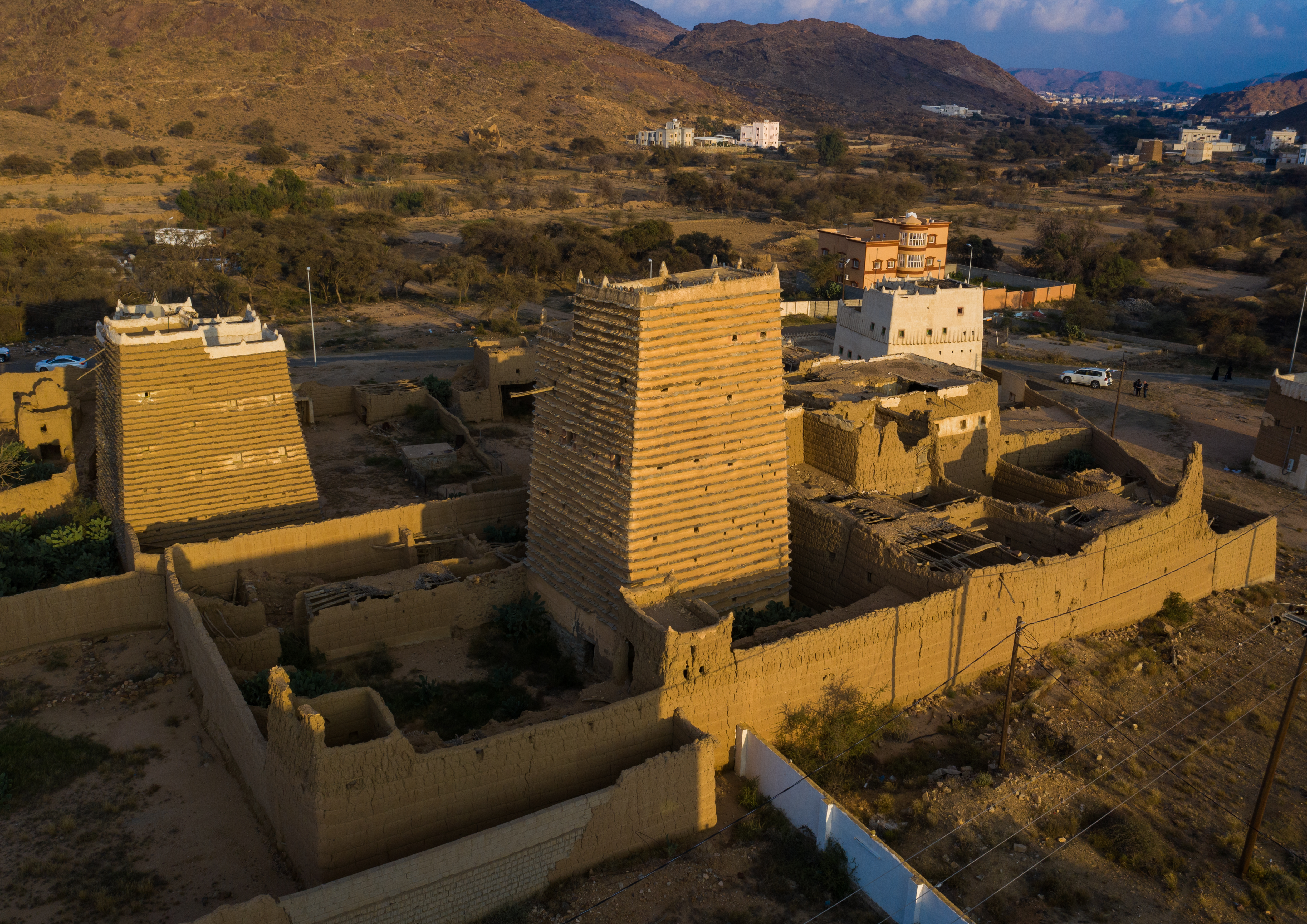 Ancient village in Asir province, Saudi Arabia (photo: Eric Lafforgue)