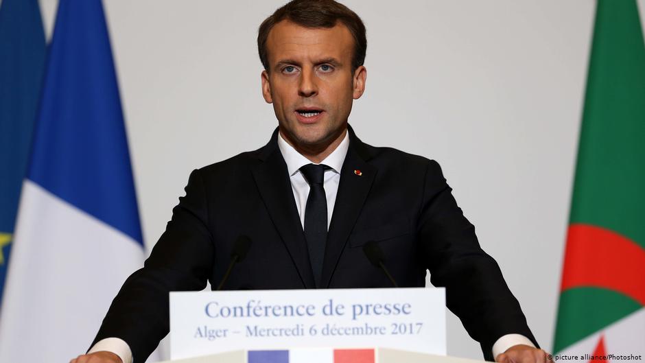 Frankreichs Präsident Macron zu Besuch in Algerien am 6. Dezember 2017; Foto: picture-alliance