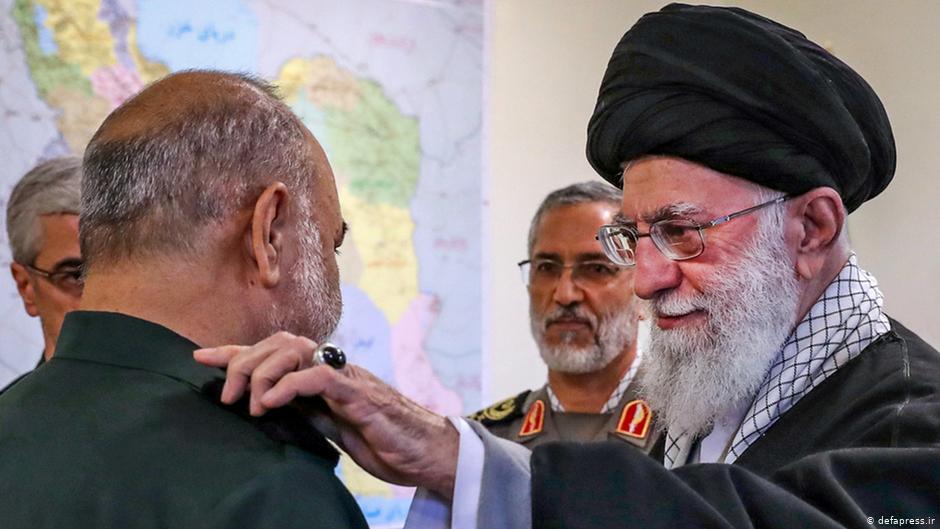 Salami is appointed Supreme Commander of the Revolutionary Guard Corps by Ayatollah Ali Khamenei (photo: Tasnim)