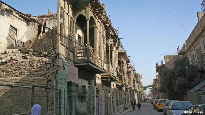 Ancient buildings in Baghdad's Jewish quarter (photo: DW/M- Al-Saidy)