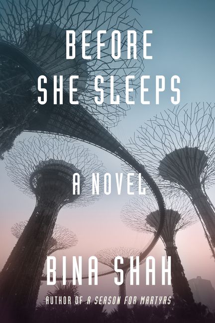 Cover of Bina Shah's novel "Before she sleeps" (source: Harper Collins)