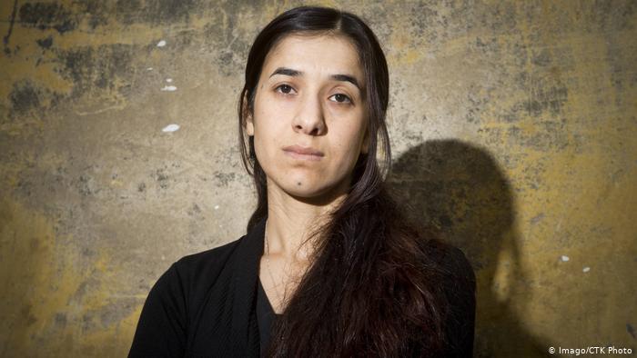الناشطة الإيزيدية نادية مراد الحائزة على جائزة نوبل للسلام. (photo: Imago/CTK Photo)