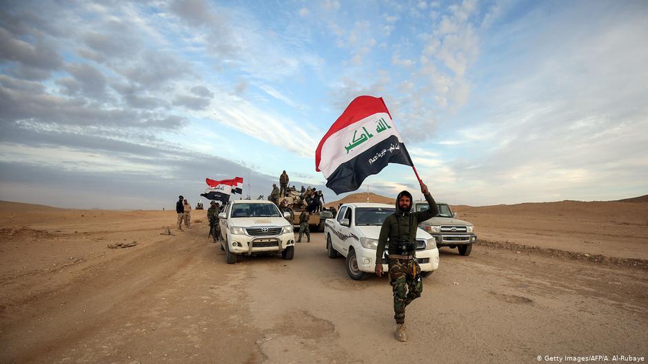 Einheiten der schiitischen Miliz Hasd al-Schaabi in der Anbar-Provinz, Irak; Foto: Getty Images/AFP
