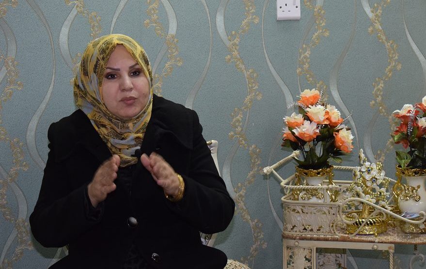 Hakima al-Shibli, member of the Diwaniya Governorate Council (screenshot; source: Goethe-Institut | Perspectives)