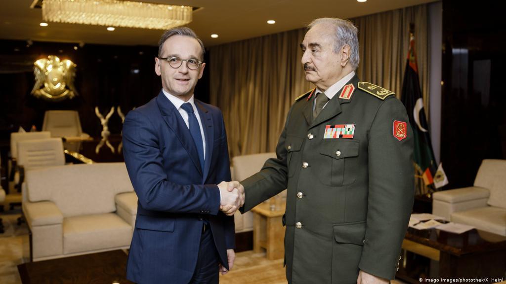 Foreign Minister Heiko Maas at General Haftar's headquarters in Benghazi, 15 January 2020 (photo: Imago Images/photothek/K. Heinl)