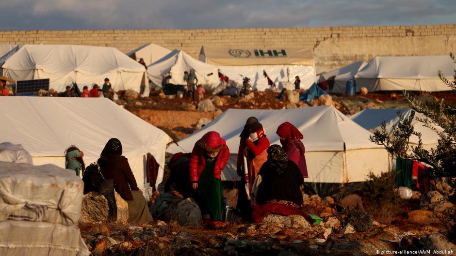 Refugee camp in Idlib (photo: picture-alliance/AA)