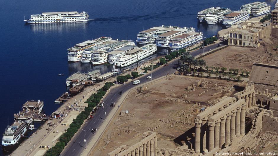 Nilkreuzfahrtschiffe in Luxor, Ägypten; Foto: picture-alliance