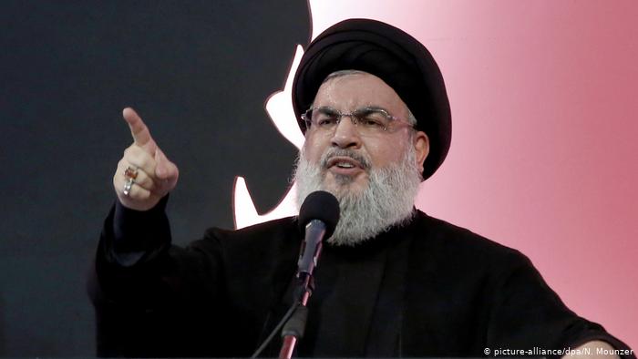 زعيم حزب الله اللبناني، حسن نصر الله، Foto: picture-alliance/dpa