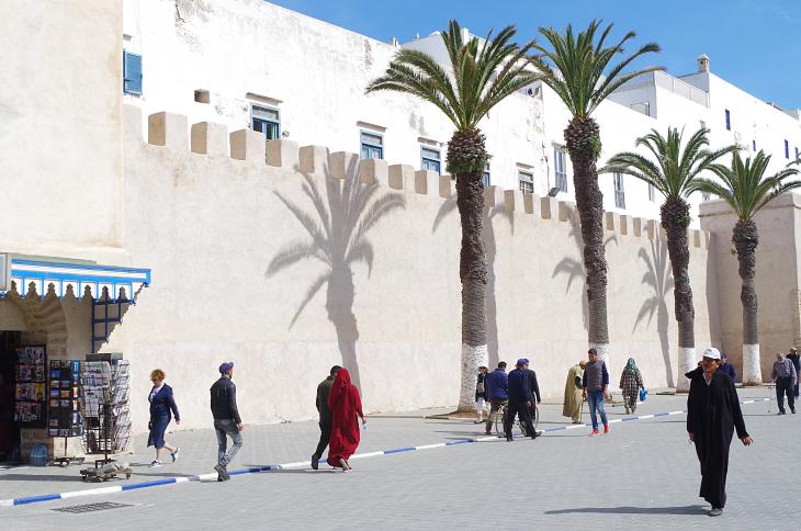 جوار بوابة "باب السباع" بمدينة الصويرة المغربية. Foto: Claudia Mende