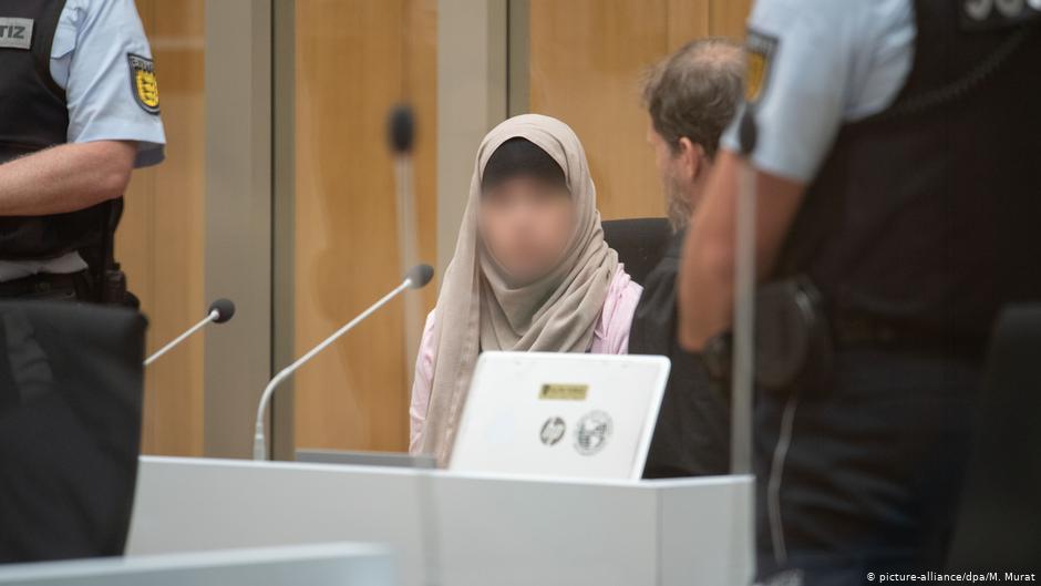 In 2019, Sabine S.* was successfully prosecuted for war crimes. She was given a five year sentence, principally for having taken possession of two apartments during her time with Islamic State (photo: picture-alliance/dpa/M. Murat)