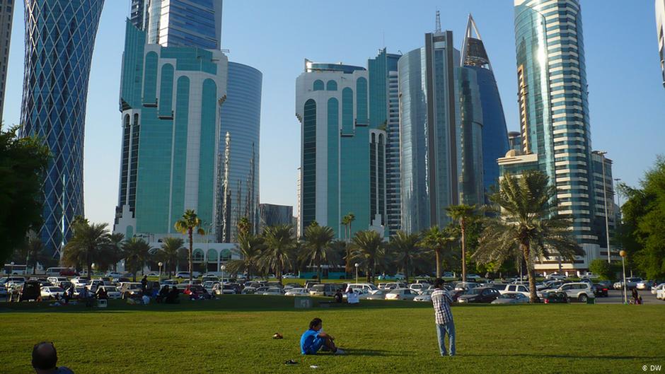 Hochhäuser in Doha, Katar Foto: Brigitte Osterath