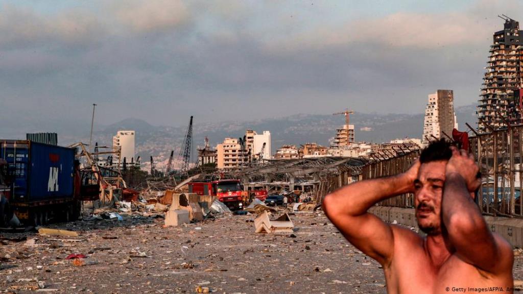 The detonations turned the immediate surroundings into a sea of rubble