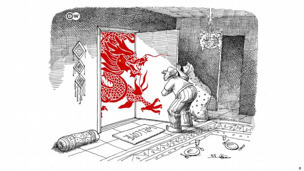 Karikatur der Woche Mana Neystani Kooperationsabkommen Iran China (Foto: Mana Neystani)