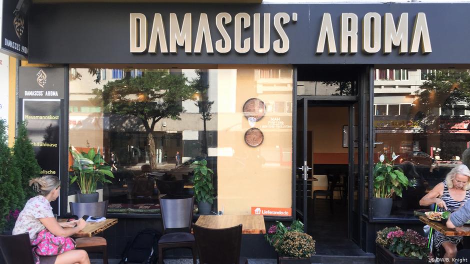 Sمطعم سامر سيروان وزوجته أريج –اسم المطعم Damascus Aroma- في برلين عاصمة ألمانيا. (photo: DW/B. Knight)